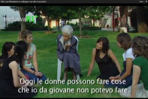 Image result for Rita Levi Montalcini a colloquio con otto ricercatrici